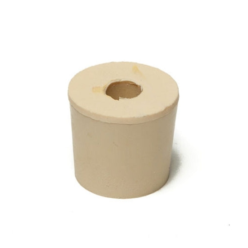 #5 Drilled Rubber Stopper Bung