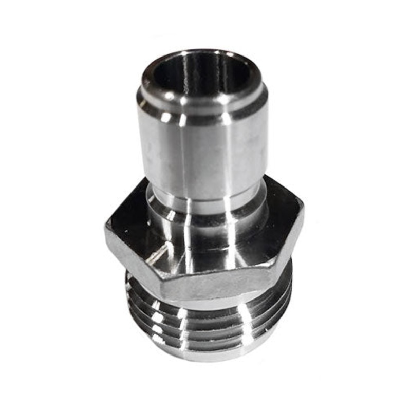 Stainless Male QD x Male Garden Hose Thread Fitting