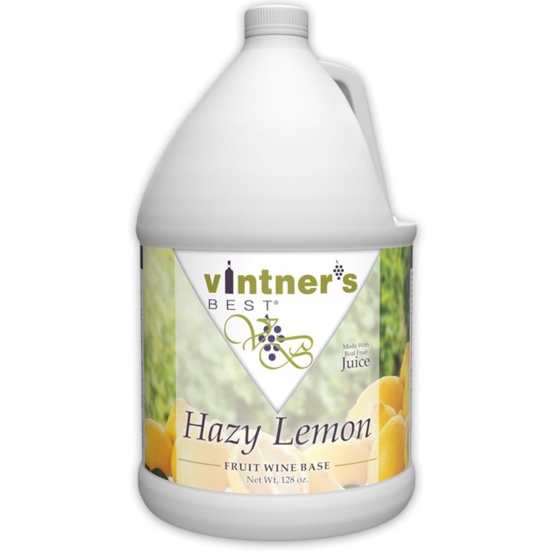 Vintner’s Best Hazy Lemon Fruit Wine Base 128 oz.