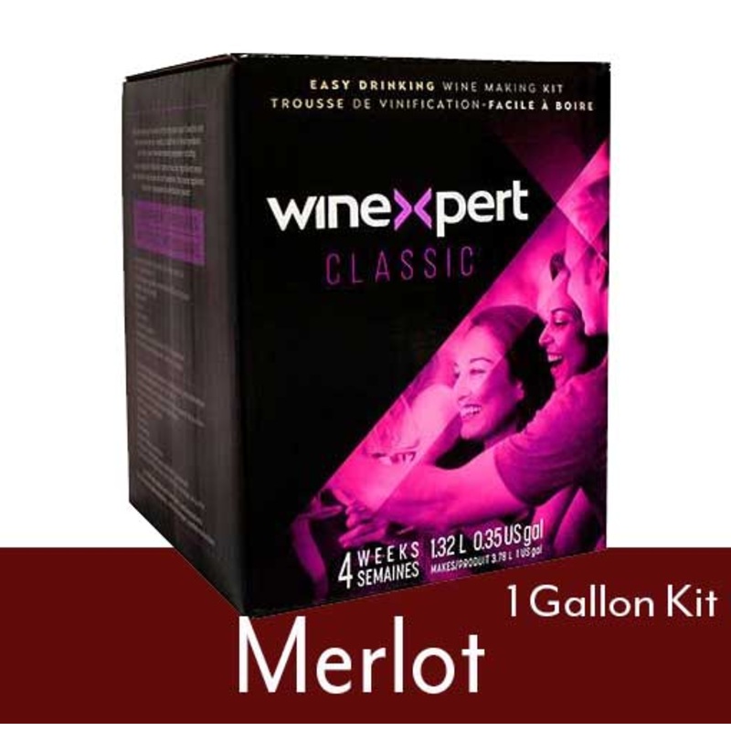 Winexpert Classic Merlot Red Wine Making Kit – 1 Gallon