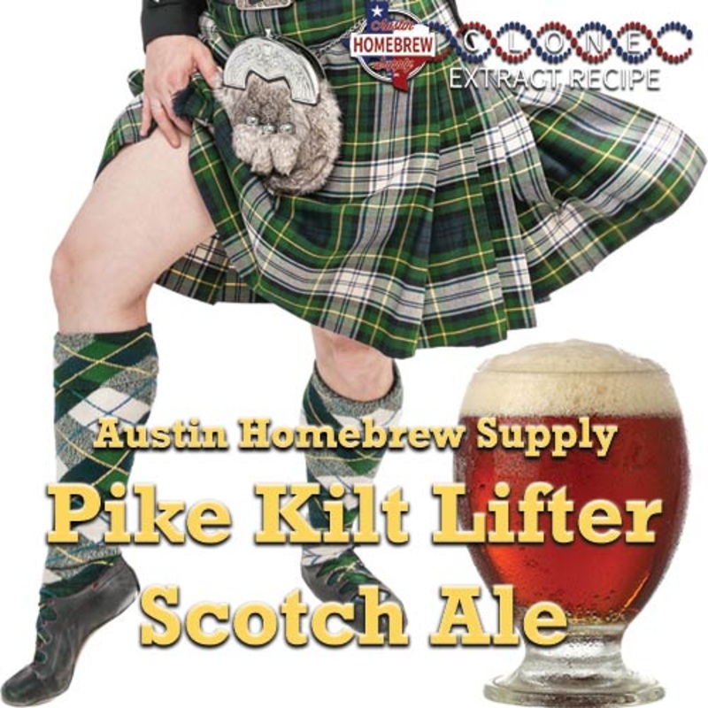 Pike Kilt Lifter Scotch Ale Clone (9E) – EXTRACT Ingredient Kit