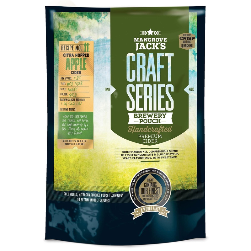 Citra Hopped Cider Pouch Mangrove Jack’s Craft Series 2.4 kg
