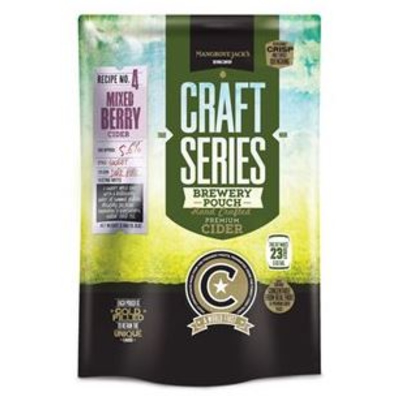 Mixed Berry Cider Pouch Mangrove Jack’s Craft Series 2.4 kg