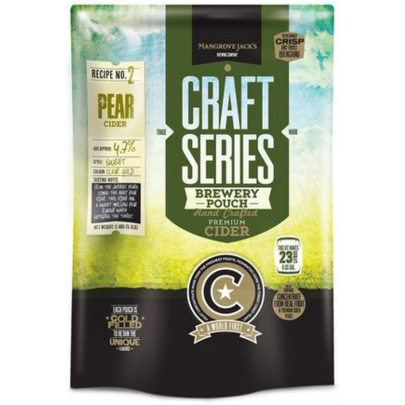 Pear Cider Pouch Mangrove Jack’s Craft Series  2.4 kg