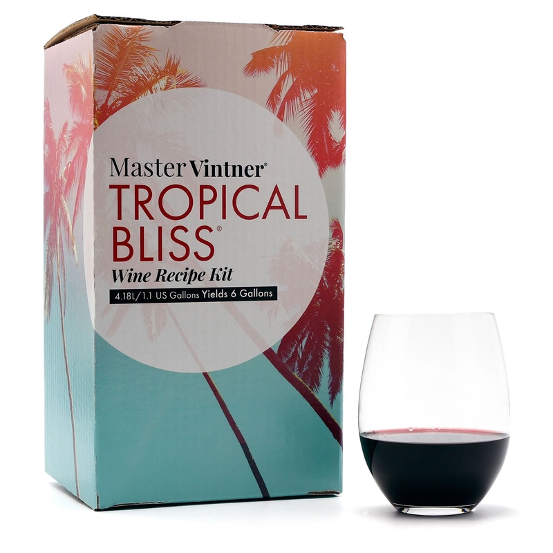Black Cherry Shiraz Wine Kit – Master Vintner Tropical Bliss