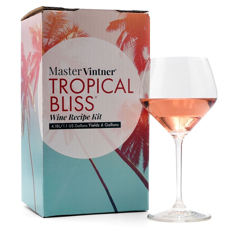 Strawberry White Zinfandel Wine Kit – Master Vintner Tropical Bliss