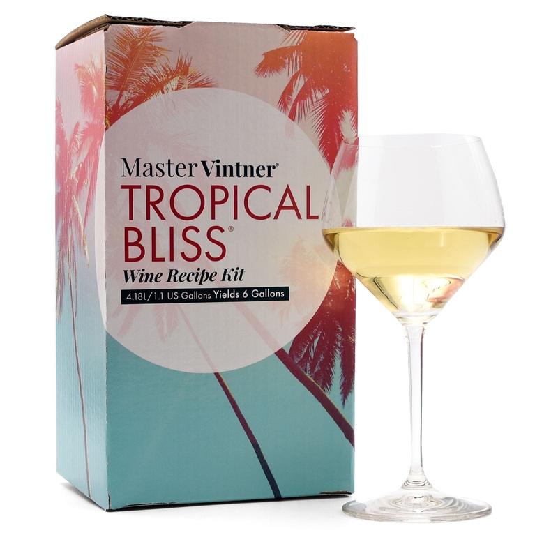 Peach Chardonnay Wine Kit – Master Vintner Tropical Bliss