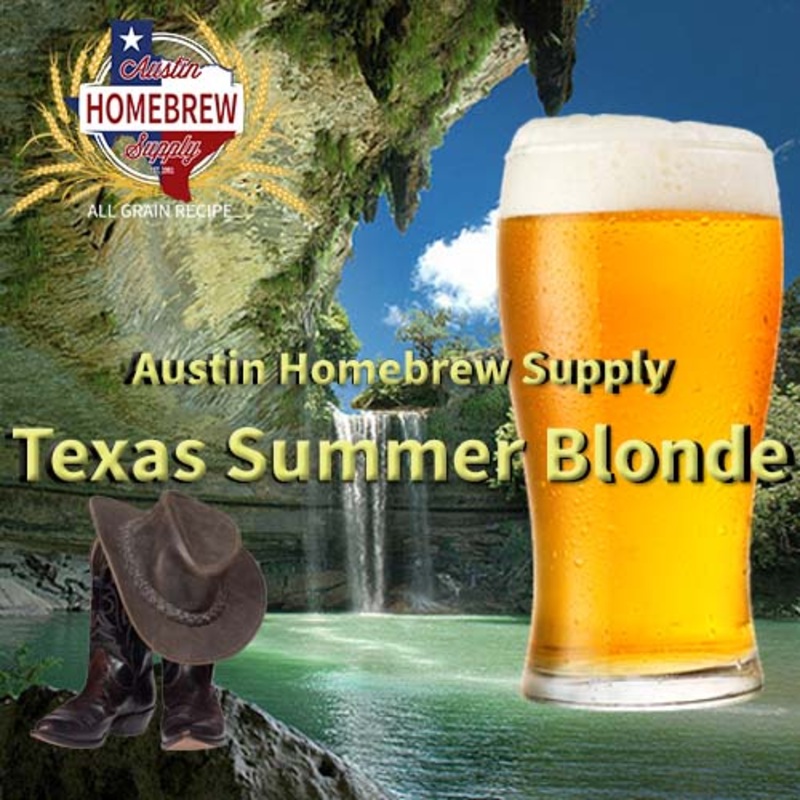 AHS Texas Summer Blonde  (6B) All Grain Recipe