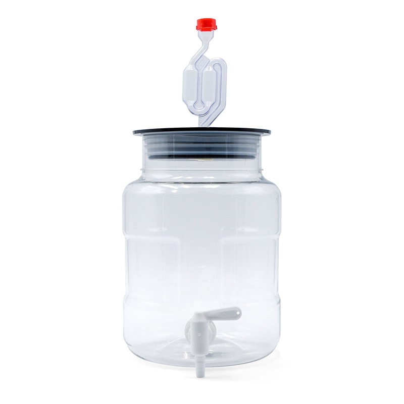 Little Big Mouth Bubbler Plastic 1.4 Gallon Siphonless Fermenter