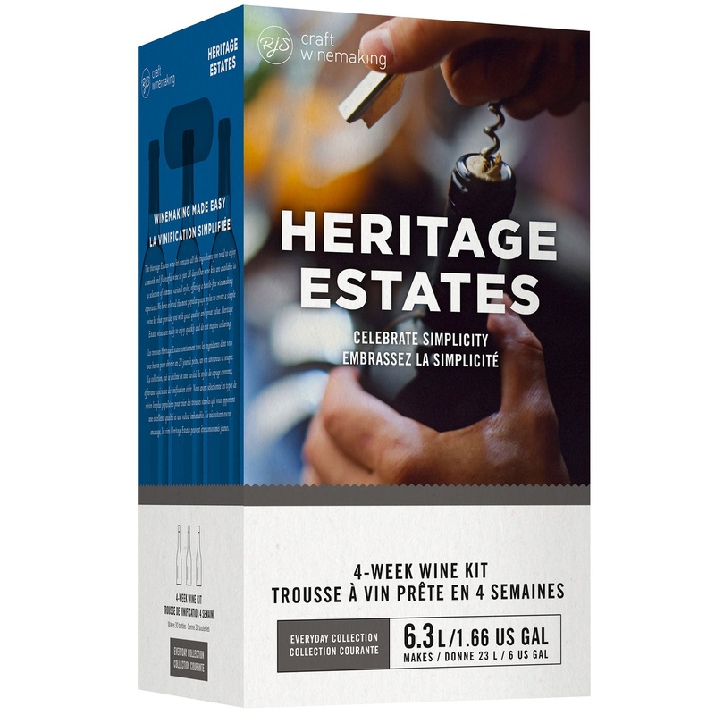 Pinot Grigio Wine Recipe Kit – RJS Heritage Estates