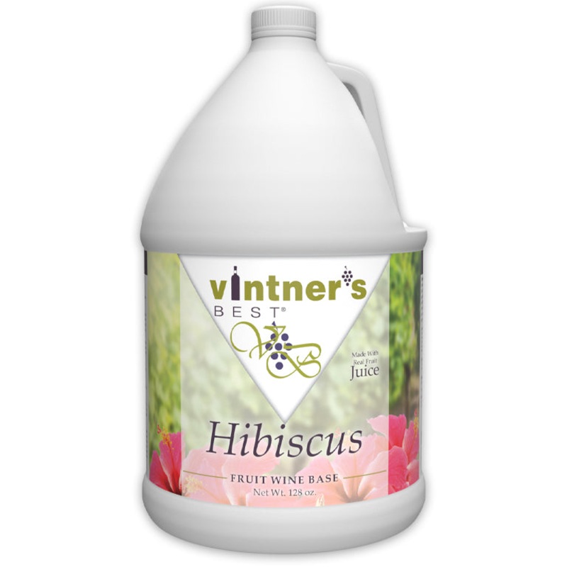 Vintner’s Best Hibiscus Fruit Wine Base 128 oz.