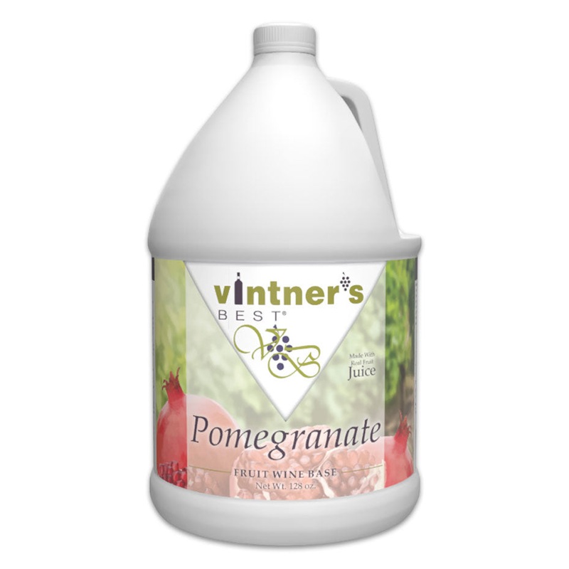 Vintner’s Best Pomegranate Fruit Wine Base 128 oz.