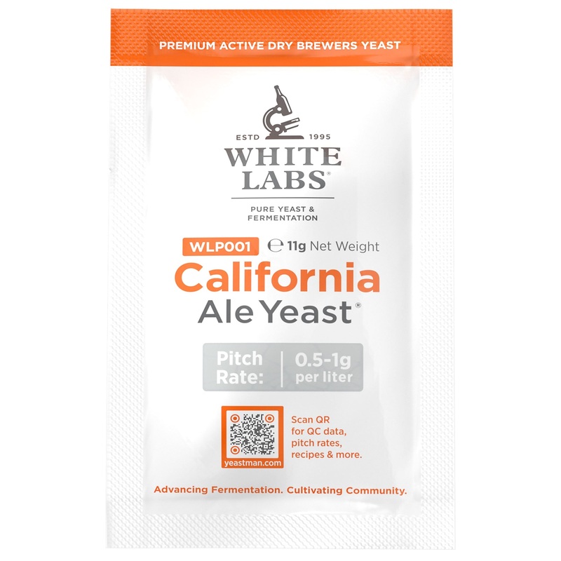 WLP001 Dry California Ale Yeast – White Labs Dry Yeast
