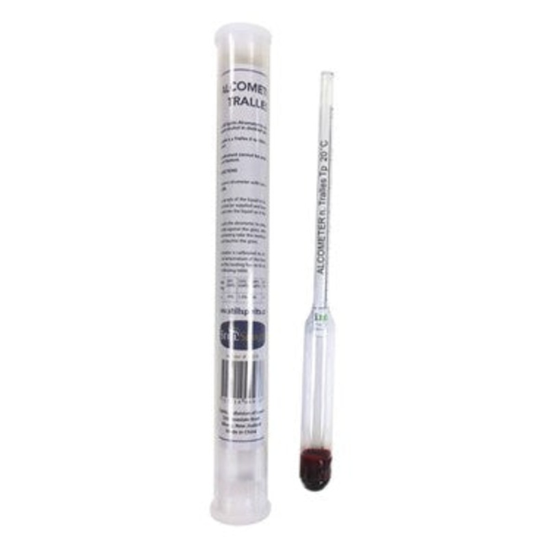 Proof & Tralles Hydrometer for Proofing Parrot