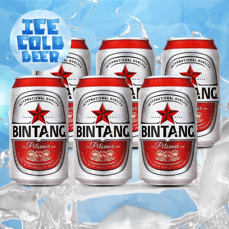 Bundle 6 Beer Bintang can – 320ml