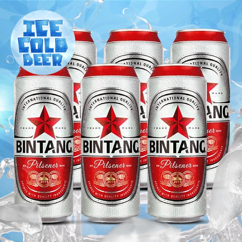 Bundle 6 Beer Bintang can – 500ml