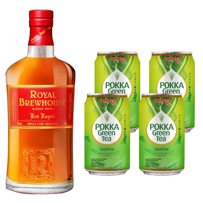 Red Whiskey Royal + 4 Pokka