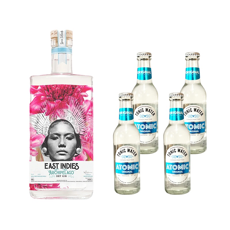 After Eight: East Indies Archipelago Dry Gin + 4 Mixer