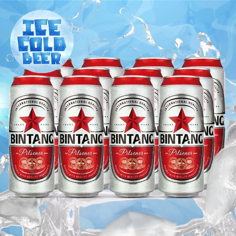 Bundle 12 Beer Bintang can – 500ml