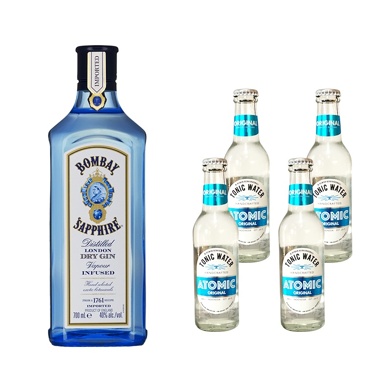 After Eight: Bombay Sapphire Gin + 4 Mixer