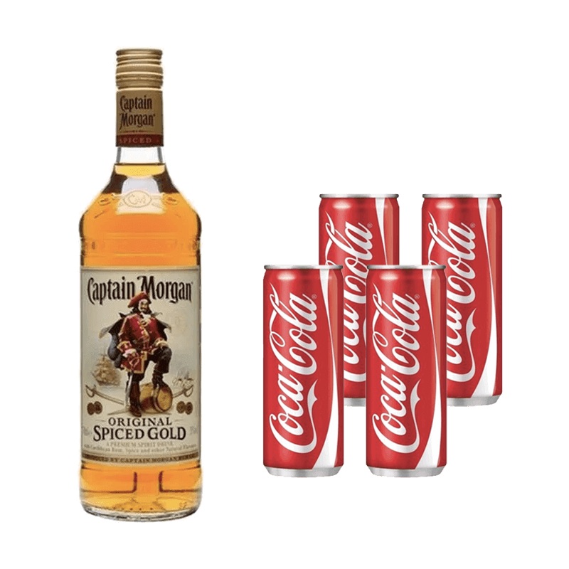 Captain Morgan Gold Rum + Mixer