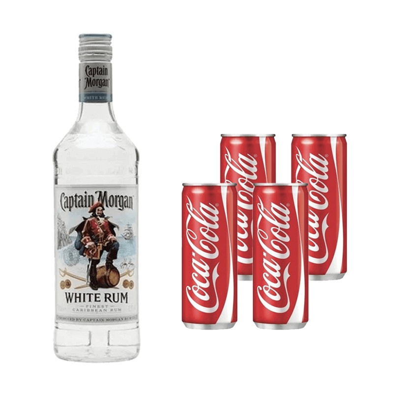 Captain Morgan White Rum + Mixer
