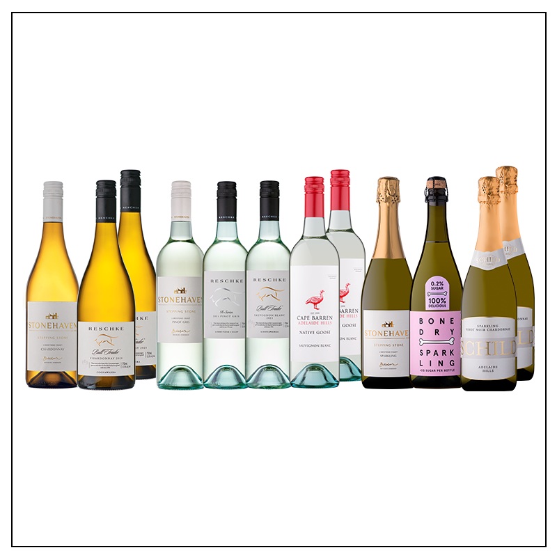 12 Pack – Mixed Whites