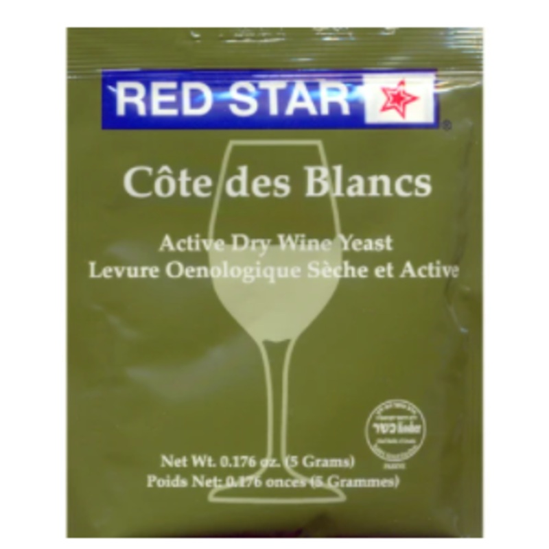 COTE DES BLANC RED STAR ACTIVE FREEZE-DRIED WINE YEAST