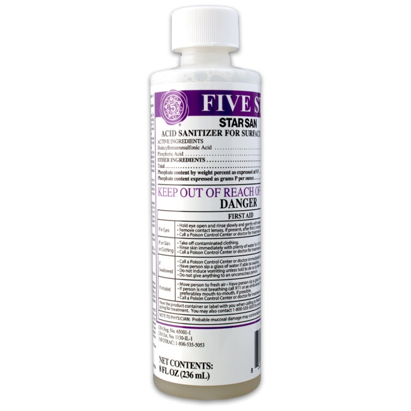 FIVE STAR STAR SAN|8 oz|16 oz