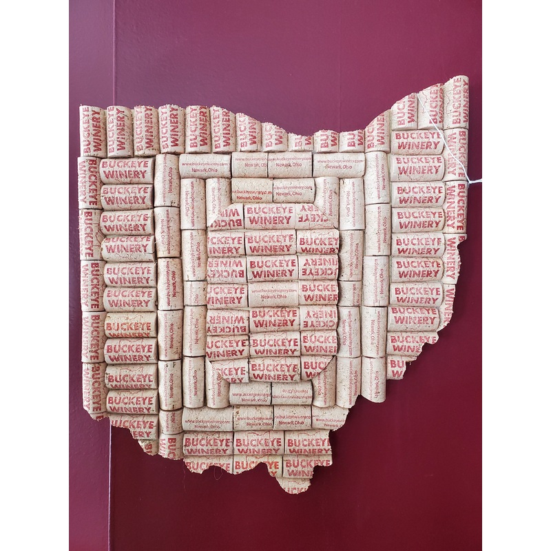 **PICK UP ONLY** Ohio Sign (LARGE with corks)