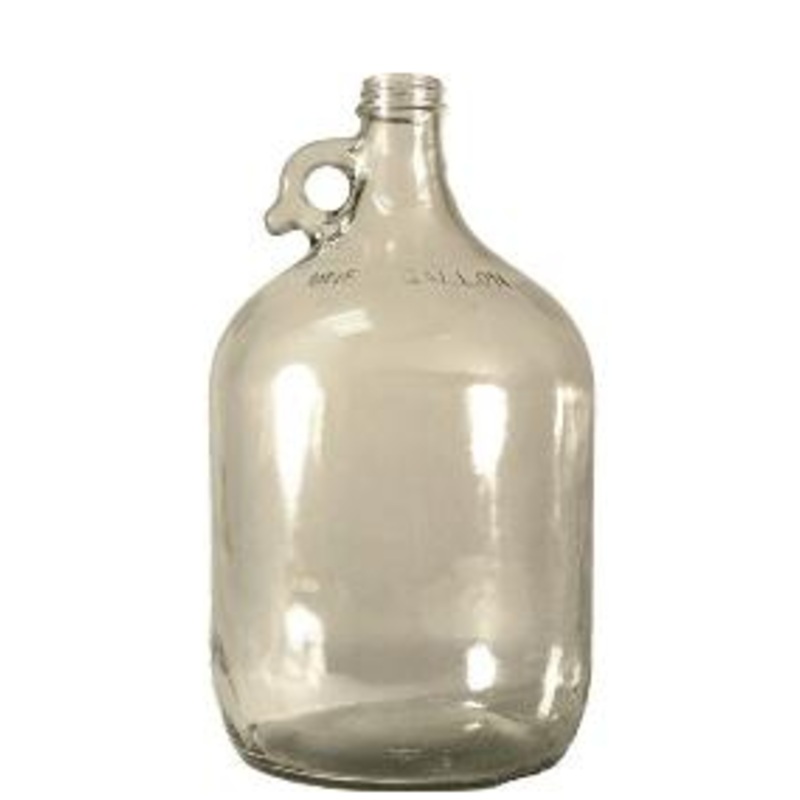 **PICK UP ONLY**  ONE GALLON (CLEAR) GLASS JUG