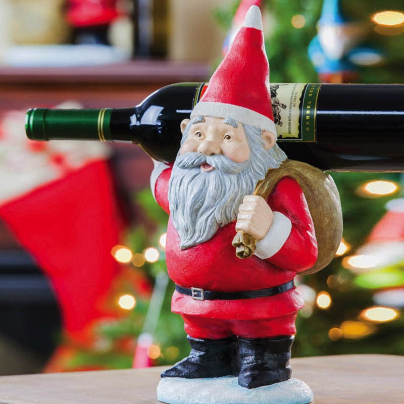 **PICKUP ONLY** Santa Gnome Bottle Holder