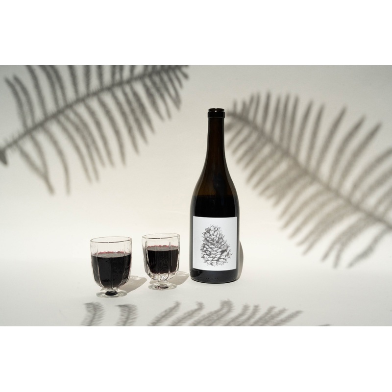 2023 Lagrein with 2 glasses