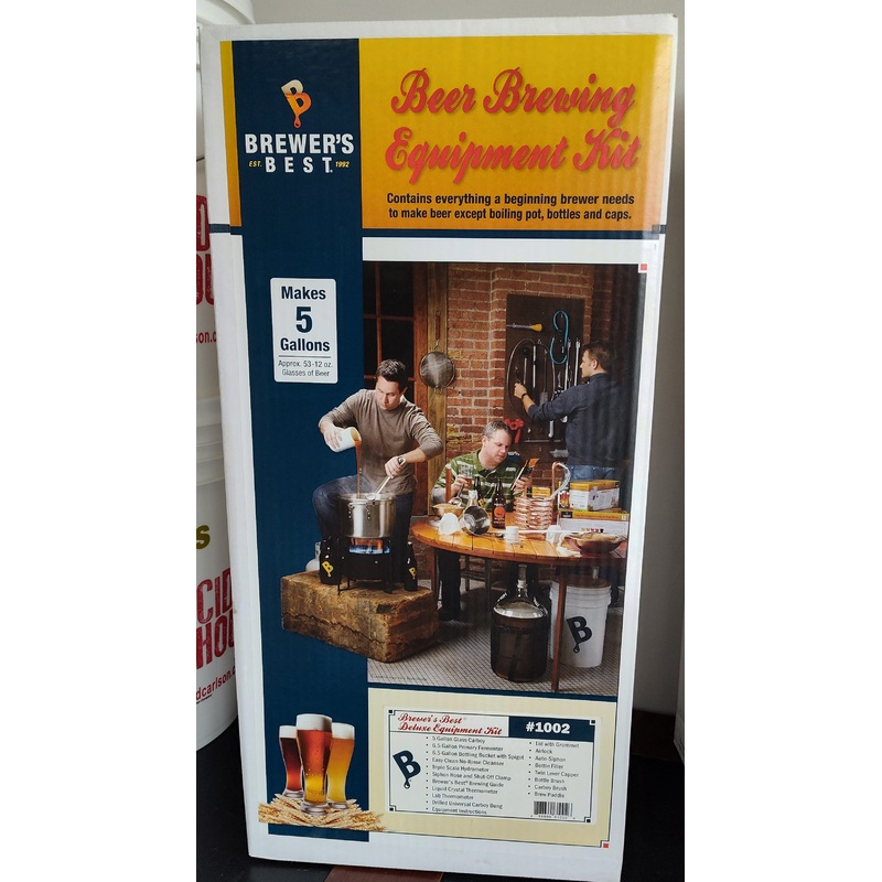 BREWER’S BEST BEER 5 GALLON DELUXE EQUIPMENT KIT  **PICKUP ONLY**