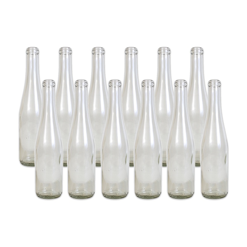 **PICK UP ONLY**    375mL CLEAR RENANA STYLE BURG BOTTLES CORK FINISH 12/CASE or EACH