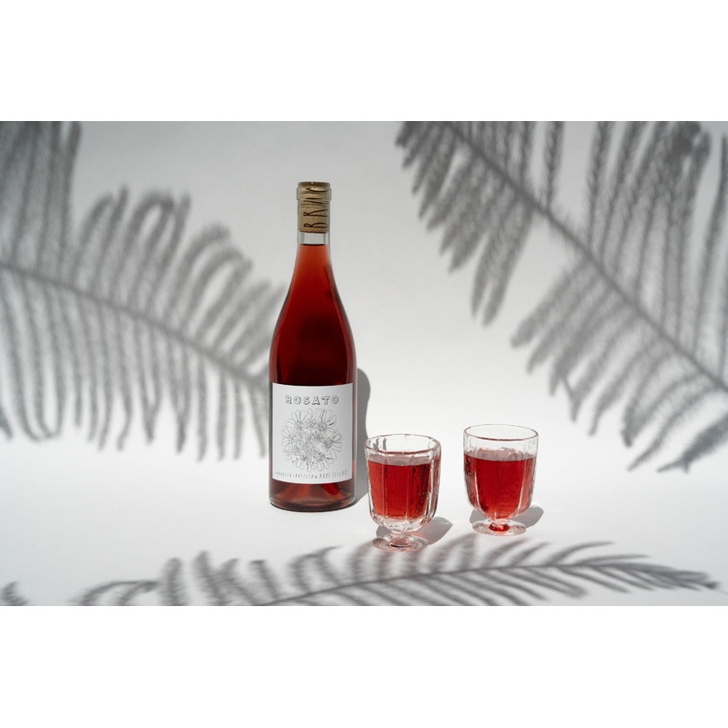 Rosato with Wine Glasses