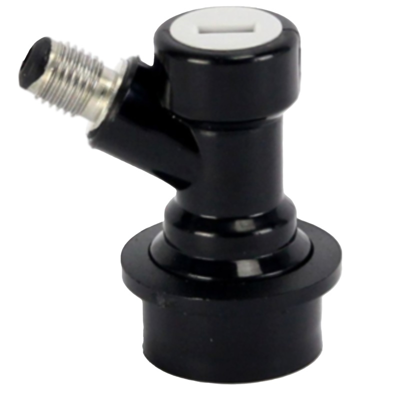 Keg Connector – Out, Ball Lock 1/4 OD Threaded (Pepsi)