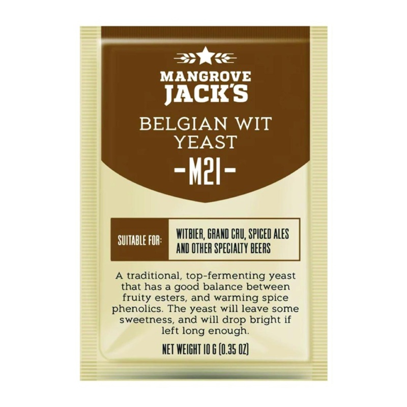 Yeast – Mangrove Jack’s Belgian Wit – M21 (10g)