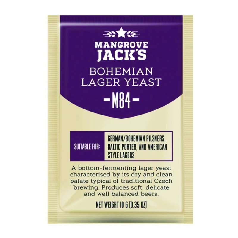 Yeast – Mangrove Jack’s Bohemian Lager – M84 (10g)