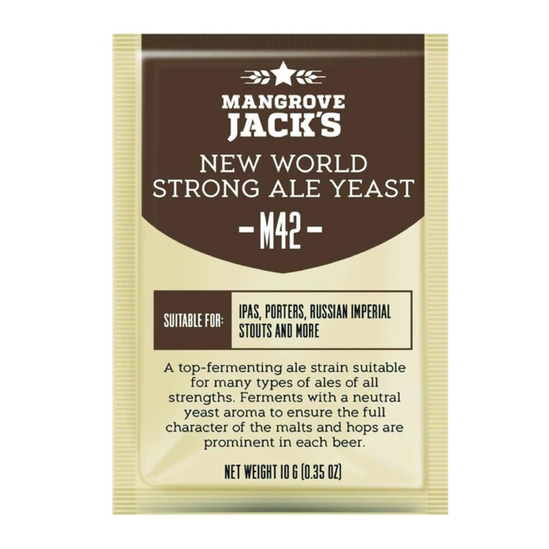 Yeast – Mangrove Jack’s New World Strong Ale – M42 (10g)