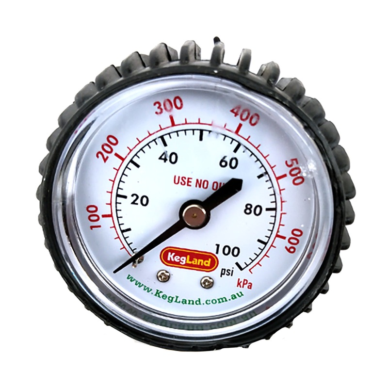 Regulator Gauge – Low Pressure (0-100 PSI)