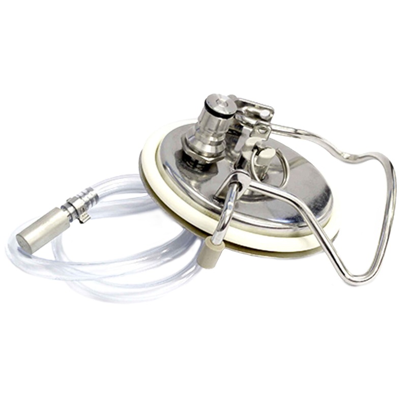 Keg Lid with 0.5 Micron Diffusion Stone