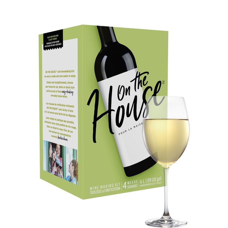 On The House Pinot Grigio Wine Kit