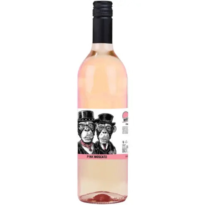 2024 | 2 Monkeys Pink Moscato | 5 Star Winery (12 Bottles)