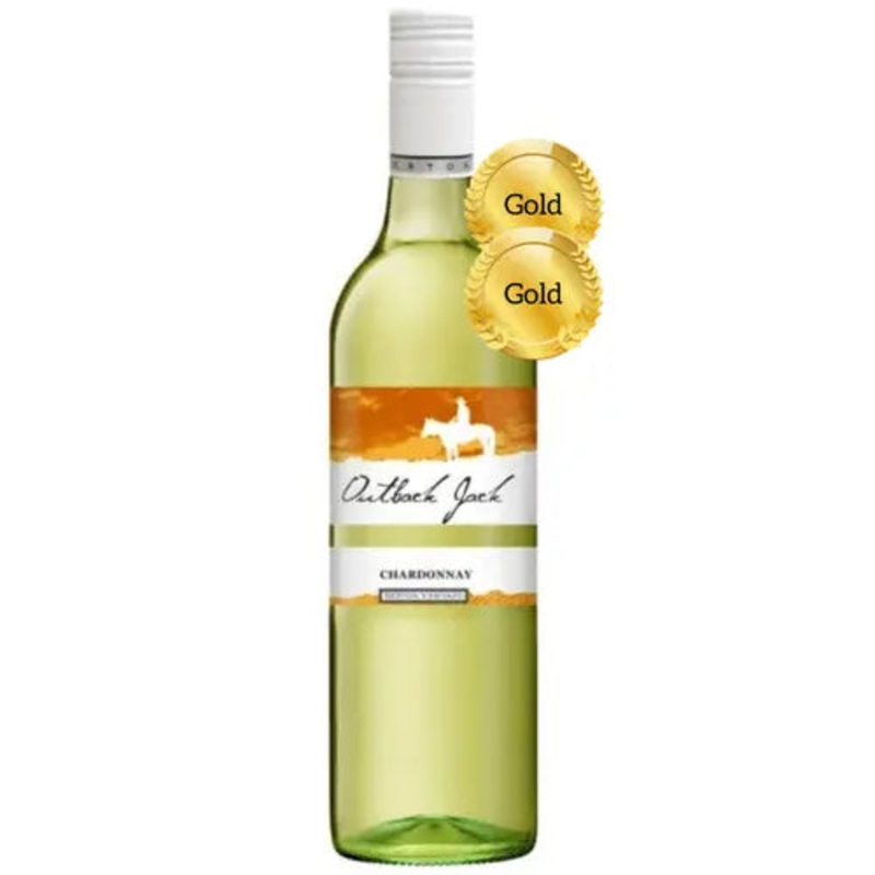 2024 | Outback Jack Chardonnay | 5 Star Winery | Wine of Australia (12 Bottles)