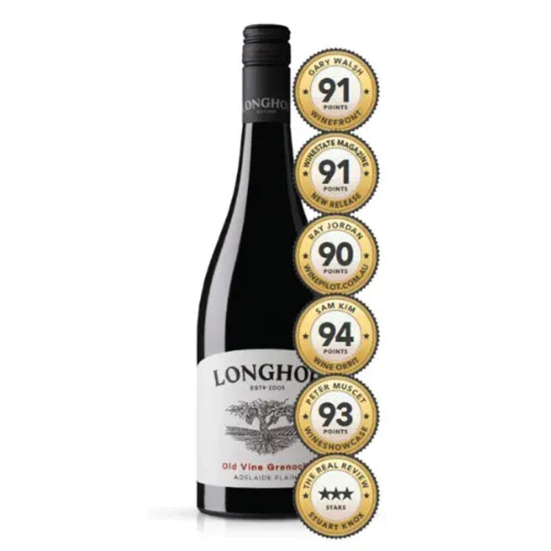 6 Pack | 2022 | Longhop Old Vine Grenache | Wine of Adelaide Plains (6 Bottles)