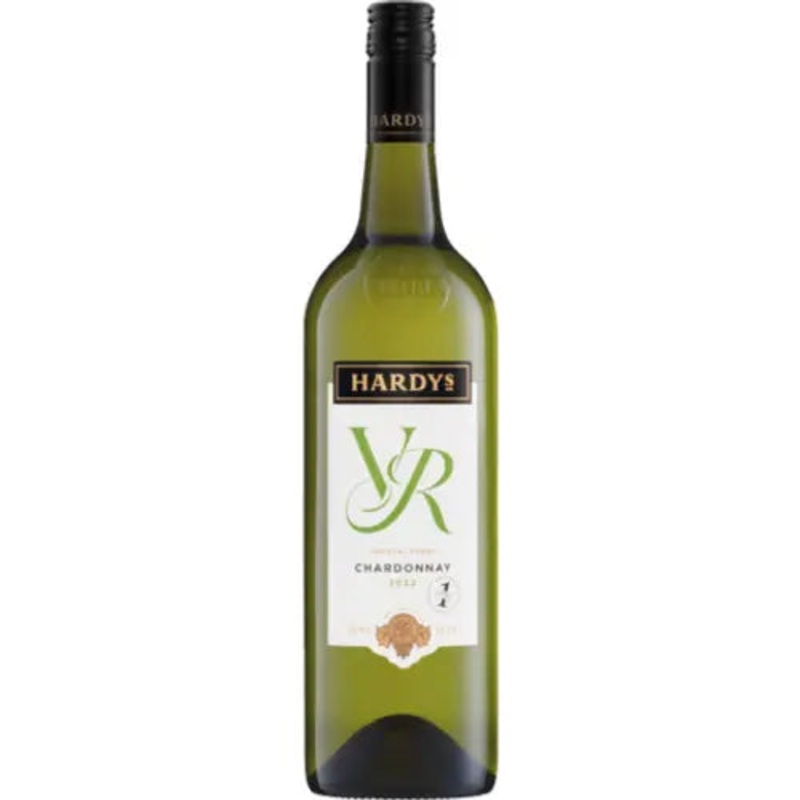 6-Pack | 2024 | Hardys VR 1 Litre Chardonnay | Wine of South Australia  (6 x 1 Litre Bottles)