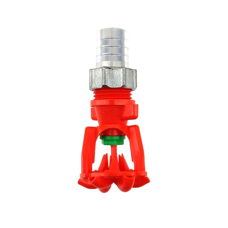 Clean in Place (CIP) Spinning Spray Rotor (stainless swivel nut and barb )