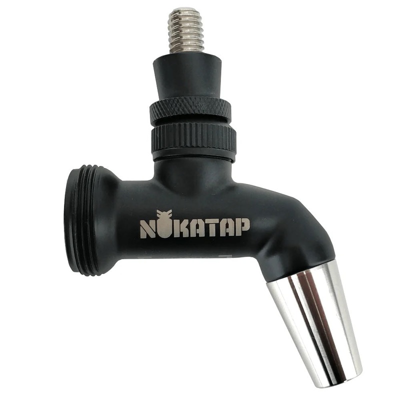 NukaTap SS – Punisher Edition (Black Tap with SS Spout)
