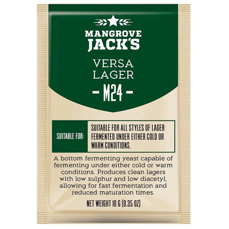 Yeast – Mangrove Jack’s M24 Versa Lager Yeast- 10G